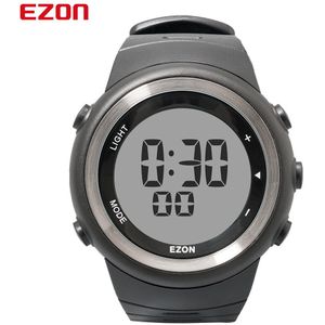 Ezon T023 Mannen Outdoor Running Sport Horloge Digitale Casual Stappenteller Horloges Alarm Stopwatch 50M Waterdicht Horloge