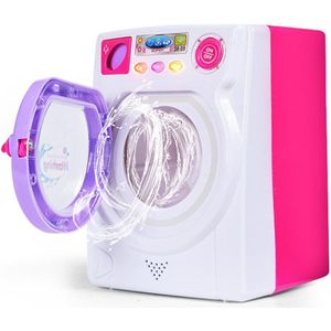 Elektrische Wasmachine Speelgoed Voor Meisjes Speelhuis Spel Speelgoed Simulatie Wasmachine Meisjes Housekeeping Producten Geluid Speelgoed