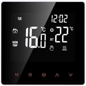 Wifi Thermostaat LCD Touch Screen Draadloze Smart Temperatuur Controller Programmeerbare Thermostaat Elektrische Vloerverwarming Thermostaat