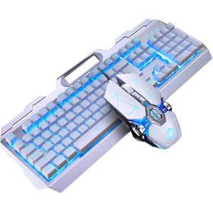 104 Toetsen Rgb Aluminium Gaming Toetsenbord En Rgb Gaming Muis Set