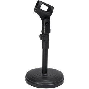 Opvouwbare Bureau Tafel Microfoon Clip Tafel Mic Monopod Stand Verstelbare Met Clips