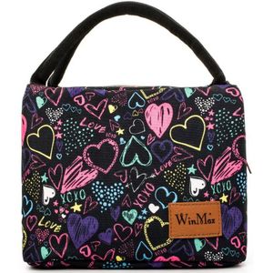 Winmax Bloemenprint Draagbare Isolatie Lunch Zakken Thermische Voedsel Verse Houden Icepack Voor Vrouwen Kids Wijn Tote Koeler tas