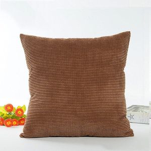 Pure kleur eenvoudige kussensloop auto kantoor sofa niet bevatten core generatie haar maïs classic klassieke sierkussen cover