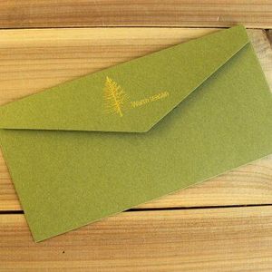 (7 Stuks/partij) Vintage Papier Enveloppen Retro Klassieke Western Bronzing Business Versierd Bruiloft Uitnodiging Envelop 11*22 Cm