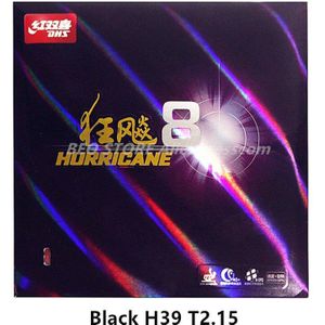 Dhs Hurricane 8 Tafeltennis Rubber Dhs Hurricane-8 / H8 Pips-In Originele Dhs Ping Pong Spons