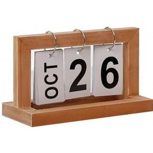 Kalender Nordic Houten-Pagina Draaien Kalender Memo Dagelijks Scheduler Planner Home Office Jaarlijkse Agenda Planner Kalender