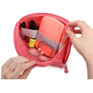 Unisex Draagbare Opbergtas Digital Gadget Apparaten Usb-Kabel Oortelefoon Pen Zak Cosmetische Handtassen Make Case Mini Tassen