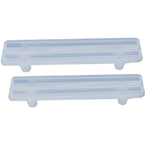 Diy Fruit Lade Handvat Hars Decoratieve Handvat Crystal Epoxy Mold Handvat Ornament Buigen Siliconen Mal Voor Hars