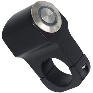 22 Mm 7/8 &quot;24.5 Mm 1&quot; Motorfiets Switches Stuur Mount Hoorn Power Start Schakelaar Knop Met Indicatielampje kortstondige Actie