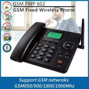 Vaste Draadloze Telefoon Desktop Telefoon Ondersteuning Gsm 850/900/1800/1900Mhz Dual Sim-kaart 2G draadloze Telefoon Met Antenne Radio