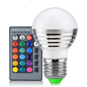 Smart E27 LED RGB RGBW RGBWW Magic light Bulb lamp 5W 10W 15W 110 V-220 V LED Spotlight + Ir-afstandsbediening of Bluetooth 4.0 APP Controle