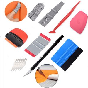 EHDIS Auto Window Tint Tool kit Carbon Vinyl Wrap auto Gereedschap micro stok Zuigmond Scheermes Schraper Film Cutter Auto verven tool Set