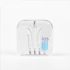 Verlichting Bedrade Oortelefoon Met Microfoon Stereo Oortelefoon In-Ear Bluetooth Headset Voor Iphone 8 7 Plus X Xs Max xr Telefoon