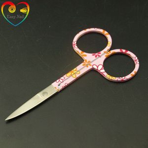 Nail 1Pcs Pretty Patroon Makeup Scissor Manicure Voor Nagels Wenkbrauw Neus Wimper Cuticle Schaar Make-Up Tools,4 Soorten.