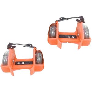 Hak Wiel Rolschaatsen Attachable Schoen Trainer Rollerskate Wielen Katrol Voor Kids Jongens Meisjes Met Led-verlichting