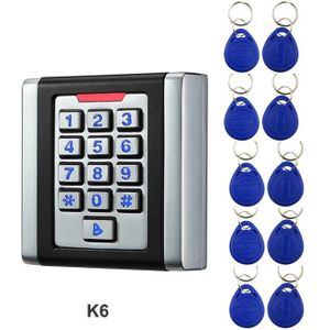 IP68 Waterdichte Gate Deur Entry Toegangscontrole Standalone Metalen Toetsenbord Keyfobs Optioneel