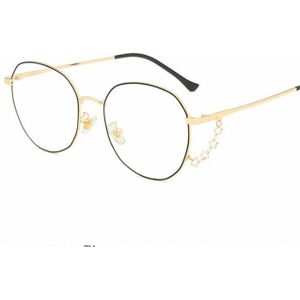 Yooske Anti Blauw Licht Bril Vrouwen Computer Brillen Frames Transparante Optische Eyewear Sterren Hanger Ketting Metalen Frame