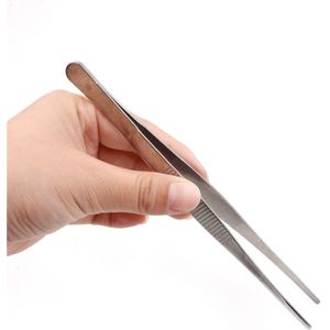 1pc 12.5 cm/14 cm/16 cm/18 cm/20 cm/25 cm/ 30cm Rvs Industriële Pincet Reparatie Gereedschap