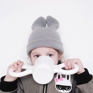 Cup Creatieve Grote oorschelp anti vallen milieubescherming candy kleur kinderen melk cup Mok
