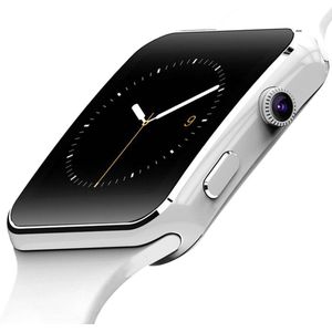 X6 Slimme Horloge Ondersteuning SIM TF Card h Camera Smartwatch Bluetooth Dial/met Camera Touch Screen Voor iPhone Xiaomi android IOS