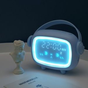 Leuke Wekker Voor Kinderen Ok Wakker Sound Activated Wekker Oplaadbare Met Nachtlampje Temperatuur 6 ringtone