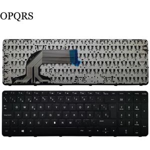 Spaanse Laptop Keyboard Voor Hp Voor Hp 15-F018DX 15-F019DX 15-F023WM 15-F024WM 15-F033WM Black Sp Toetsenbord Met Frame