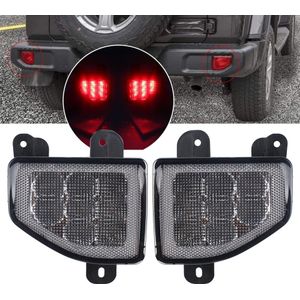 Led Achterbumper Achterlicht Voor Jeep Wrangler Jl Tail Fog Parkeergelegenheid Reverse Remlichten Lamp