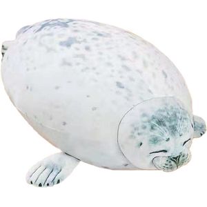 Angry Blob Seal Kussen Chubby 3D Zee Leeuw Pop Pluche Speelgoed Baby Slapen Kussen Voor Jongens Meisjes