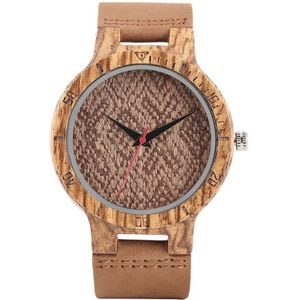 4 Types Creatieve Hout Horloge 100% Natuurlijke Bamboe Houten Quartz Unieke Polshorloge Sport Klok Mannelijke Mode relogio masculino