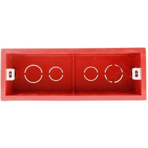 Esooli Wit/Rood ColorMounting Doos Interne Cassette 186mm * 67.5mm * 50mm Voor 197mm * 72mm Standaard Touch Schakelaar en USB Socket