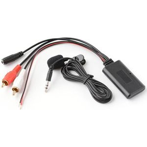 Auto Radio 2 Rca Bluetooth Muziek Aux Telefoontje Handsfree Mic Adapter Voor Peugeot Citroen