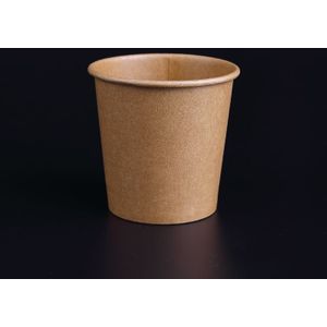 100 stks/pak 100ml Kleine Kraftpapier Cups Wegwerp Koffie Kopjes Dikke Papier Beker Voor Warme Drinken Feestartikelen