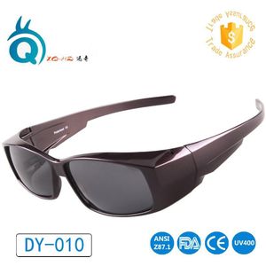 XQ-HD DY-010 UV400 Fit Over Zonnebril Gepolariseerde Vissen Bril Unisex Cover Zonnebril Bijziendheid Bril