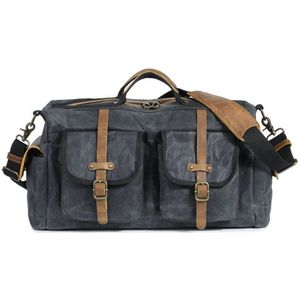 Mannen Tas Reistas Mannen Outdoor Grote Capaciteit Waterdichte Batik Canvas Tas Draagbare Messenger Bagage Tas B46-41