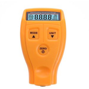 Junejour Autolak Diktemeter Draagbare Verf Coating Meter Met Lcd-scherm Dikte Meetinstrumenten Meter Tester