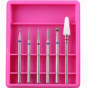 ERUIKA Keramische Diamant Nail Boor Rotary Elektrische Burr Cuticle Schoon Bits Nail Frees Voor Manicure Boor Accessoires