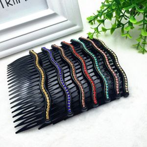 5 Stk/set Haar Side Kammen Doek Art Insert Kam Voor Vrouwen Meisjes Dames Haar Styling Tools Pluizig Haar Kam Haar ornamenten