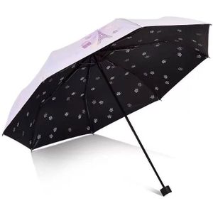 UV Paraplu Voor Vrouwen Vouwen Bloem Licht Chinese Draagbare Clear Meisje Parasol Winddicht Zon Regen Paraplu Voor Verkoop