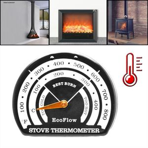 0-400 Magnetische Fornuis Thermometer Warmte Aangedreven Voor Hout Log Brandende Kachel Haard Brander Haard Ventilator Met Probe Thuis bbq Gereedschap