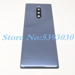 Originele Voor Sony Xperia 1 XZ4 J8110 J8170 J9110 Glas Terug Batterij Cover Achterdeur Terug Case Behuizing Case reparatie Onderdelen