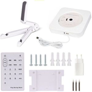 Cd Speler Wandmontage Bluetooth Fm Radio Usb MP3 Met Afstandsbediening Ingebouwde Hifi Luidspreker