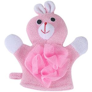 Kids Body Scrubber Bad Brushexfoliating Spons Cartoon Dierlijke Vorm Douche Handschoenen Skin Cleaner Schoonmaak Tool Voor Kinderen
