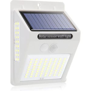 100 Led Solar Verlichting Outdoor Waterdichte Body Sensor Wandlamp Pir Motion Sensor Solar Light Night Tuin Verlichting Straat Licht