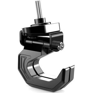 Aluminium Motorfiets Bagage Helm Dubbele Haak Mount Motor Scooter Helm Houder Tas Haak Hanger Met Schroef Duurzaam