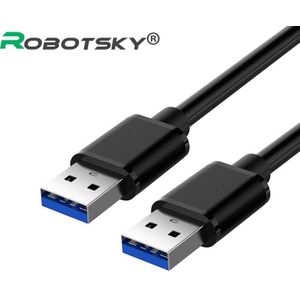 Usb 3.0 Kabel 5Gbps Super Speed Type A Male Naar Male Data Sync Cord Usb Verlengkabel Voor Radiator laptop Pc Printer