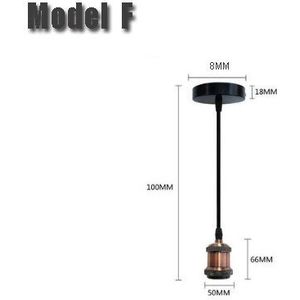 Amerikaanse Vintage Lichtmetalen E26/E27 Lamp Houders 110-240 V Zilver Koper Licht Voor Koffie Huis/Eetkamer huis Verlichting (DG-50)