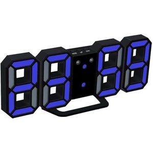 Moderne Wandklok Timer 3D Led Digitale Wandklok Temperatuur Klok X9D3