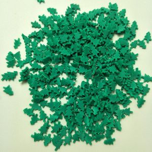 100G Kerstboom Klei Slice Polymeer Klei Sprinkles Voor Ambachten Maken Diy Nail Art Decoratie Kristal Modder Filler materiaal
