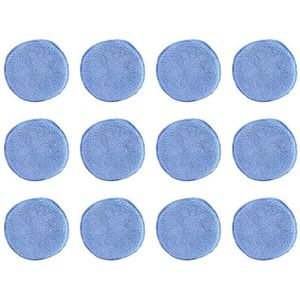 Microfiber Wax Applicator 12Pcs Car Cleaning Polish Wax Foam Sponge Polijsten Spons, Blauw