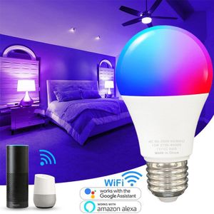15W E27 Wifi Slimme Lamp Rgb Dimbare Led Lamp Timing Smart Home, ondersteuning Tuya Smart Leven Yandex Alice Alexa Google Thuis